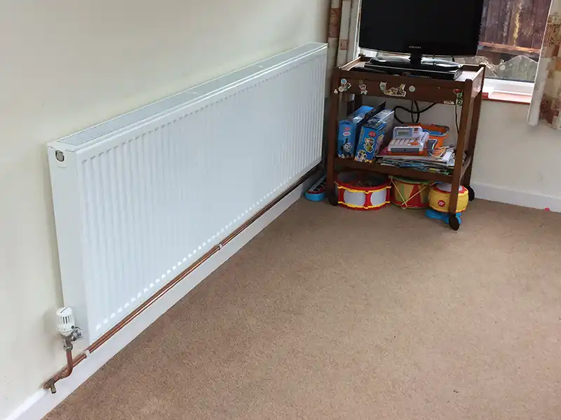 Radiators and pipework full system installation