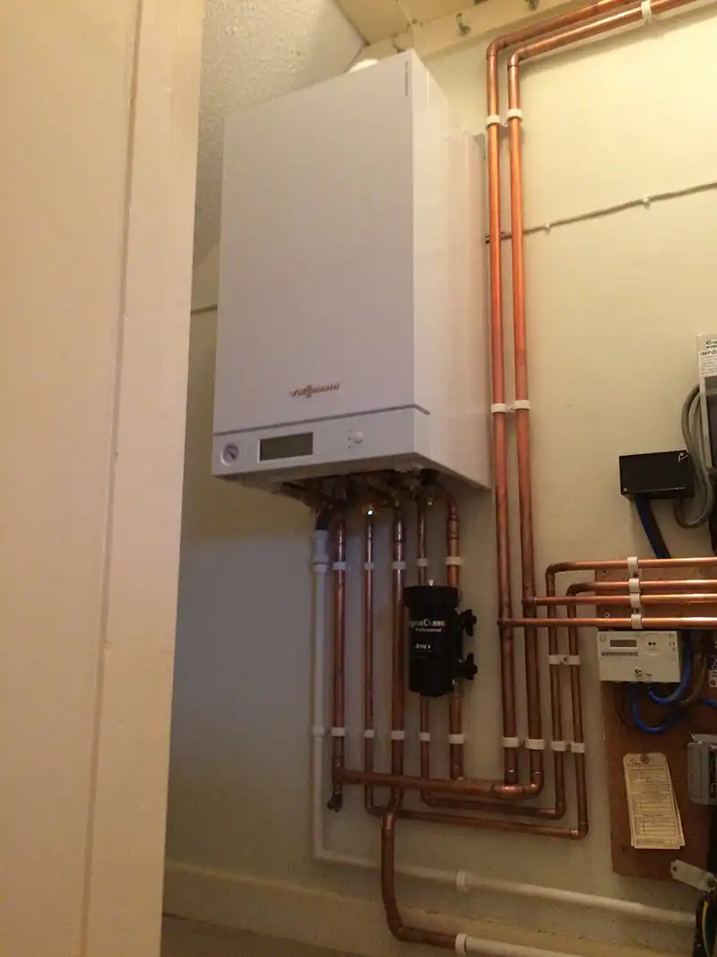 Combination boiler full installation