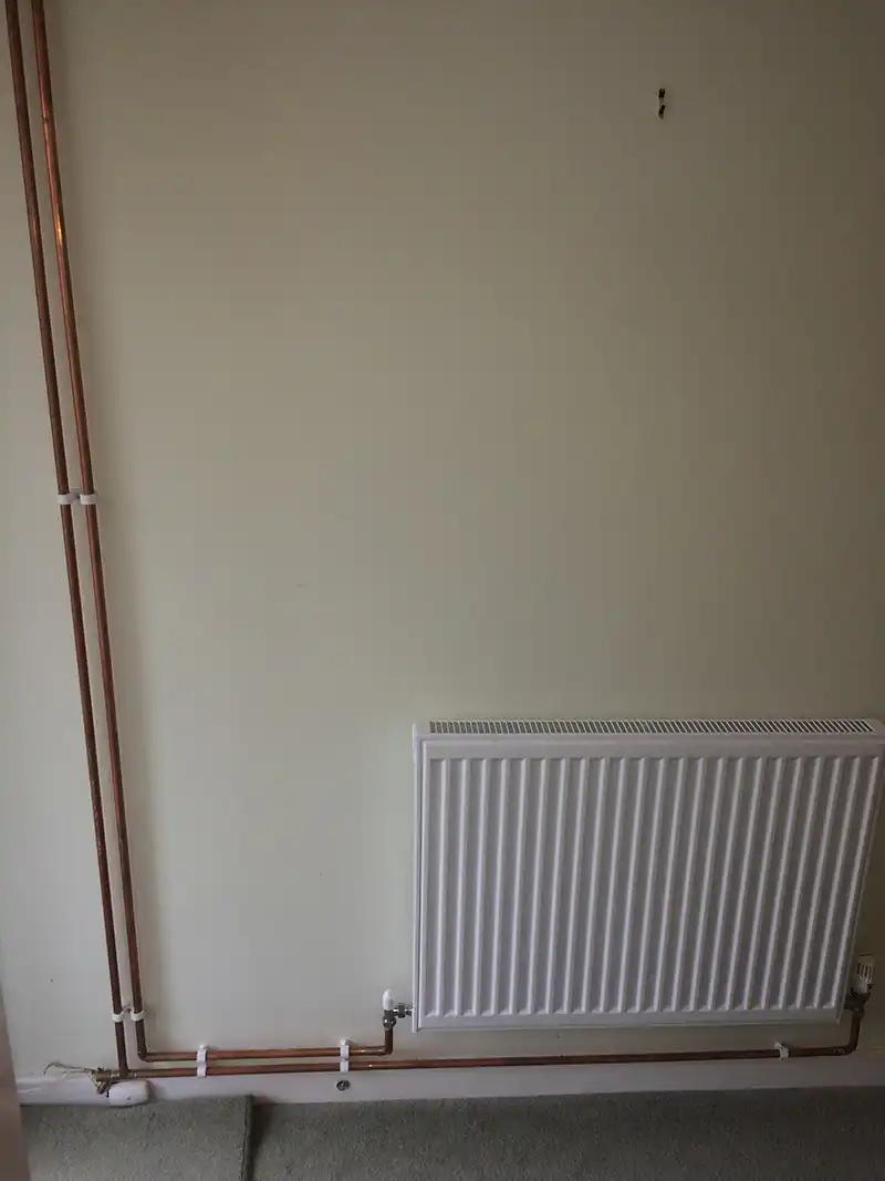 Radiators and pipework full system installation